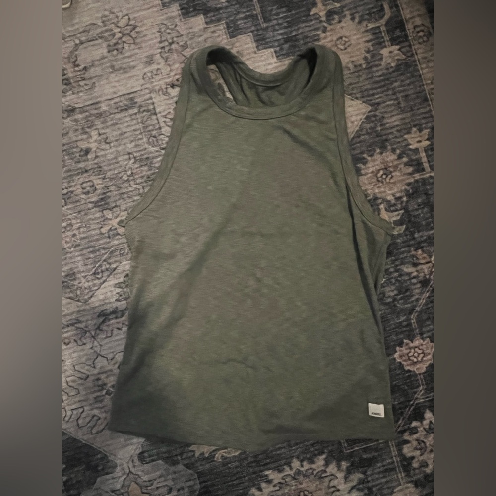 Vuori Olive Green Tank Top
